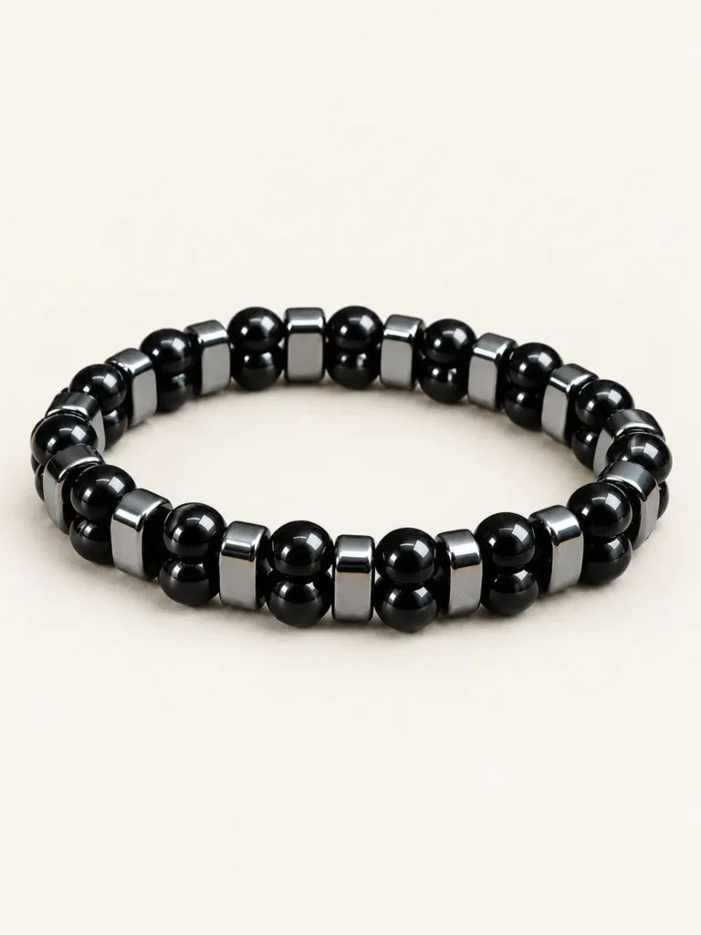 Obsidyen ve Hematit Bileklik